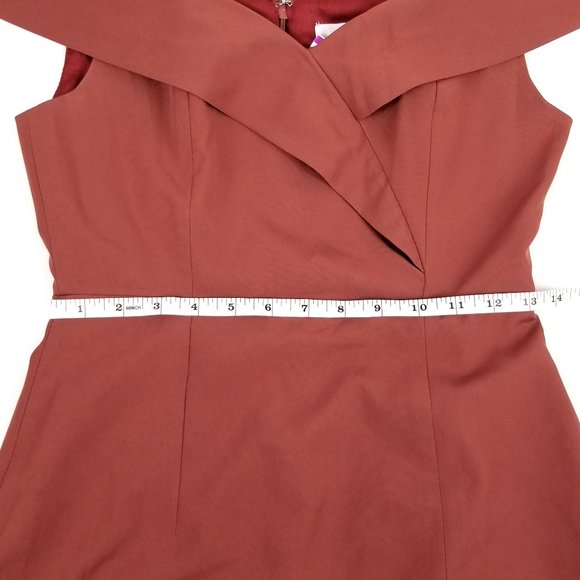 ONE ONE SIX Off Shoulder Sweetheart Sheath Dress S - Picture 6 of 13